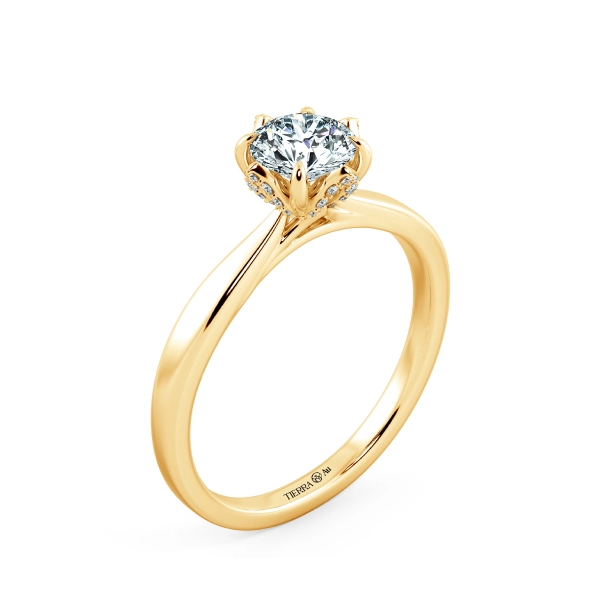 Nhẫn Cầu Hôn Kim Cương Little Lotus NCH9922 4